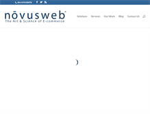 Tablet Screenshot of novusweb.com